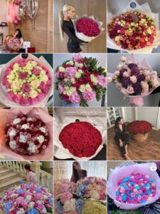 Coral Flowers Instagram Feed